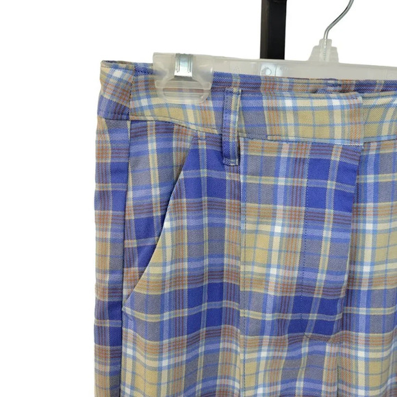 Urban Outfitters Women's High Waisted Plaid Wide Leg Pants Size 4 - Picture 4 of 8